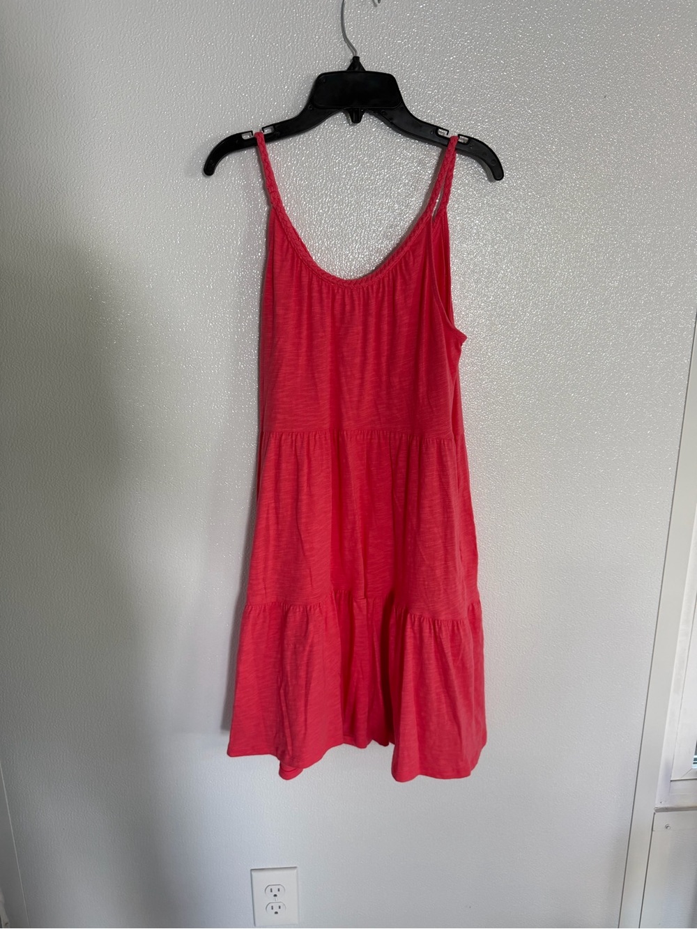 Sonoma Sleeveless Tiered Mini Dress — Coral Pink